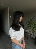 大人海外セミロングレイヤー：Mao Shibasaki