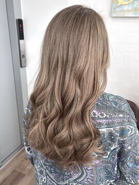 ハーツ(Heart's) 白髪ぼかし×ミルクティーベージュ