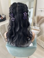 サロンナビ(Salon Navi)&nbsp;編み込みハーフアップ