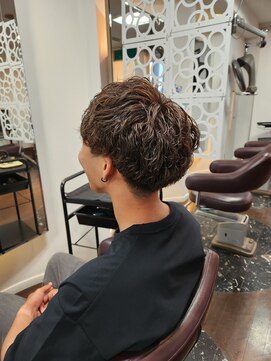 榮(Salon de 榮) メンズ×スパイラルパーマ