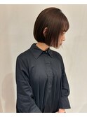 ボブ 顎ラインボブ ブラウンカラー 秋冬カラー 大須