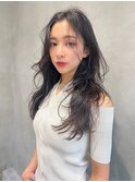 siena ダークグレージュ×かき上げバング 20代30代 渋谷