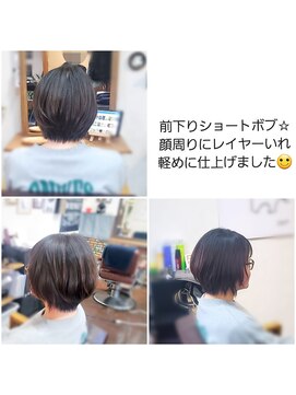 ムクヘアー(MuKuHair) 前下りショートボブ