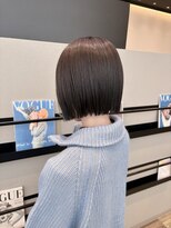 ケーツー 谷町(K-two)&nbsp;グレージュカラー×ミニボブ*大人ボブヘア*グレージュカラー