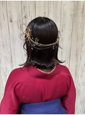 【JLB.MOE】卒業式ヘアセット×ボブ水引アレンジ