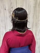 ジェイエルビー(JLB)&nbsp;【JLB.MOE】卒業式ヘアセット×ボブ水引アレンジ