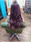 ロング×ベリーピンク