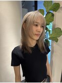 ルーツカラーが伸びたらそのまま活かして裾カラーに
