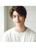 ヘアーズ ベリー 放出店(hairs BERRY)&nbsp;☆ツーブロック束感ニュアンスセンターパートビジネス黒髪人気夏