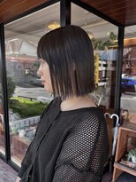 ヘア プロデュース キュオン(hair produce CUEON.)&nbsp;ナチュラルストレート/切りっぱなし/