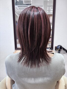 エスト 幕張本郷(est.) 暗めカラーグランマッシュデザインカラーフェイスフレーミング