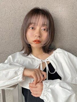 ガーデン 渋谷(GARDEN) 小顔大人ボブ暗めカラーミディアムデザインカラー