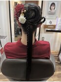 成人式ヘア［カチモリ/タイトヘア/お呼ばれ/ヘアセット/結婚式］