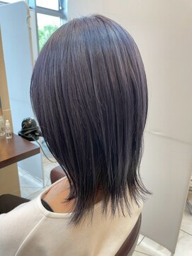 髪質改善/顔周りレイヤーカット/グレージュ[千葉/千葉駅]