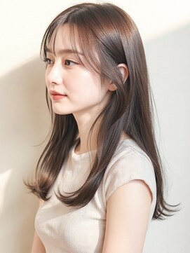 カバーヘア ブリス 川口(COVER HAIR bliss) 髪質改善カラー韓国風小顔くびれヘア×ココアベージュp川口