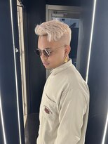 アオアクア 新越谷店(AO-AQUA)&nbsp;ホワイト,メンズカット,メンズヘア,,ハイトーン,トレンド,個性的