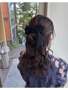 セツコ イタガキ(Setsuko itagaki) ハーフアップ arrange