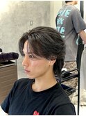 MEN’S/リバースセンターパート/ニュアンスパーマ/大宮