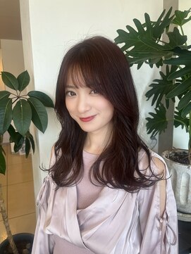 ソレイユトウキョウシブヤ(SOLEIL TOKYO shibuya) 《艶ピンク》《顔まわりカット》