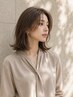 白髪染めオーガニックカラー+ヘッドスパ(15分) ¥9900
