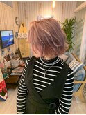 White × Pink