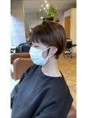 可愛さ引き立つマニッシュショート★