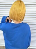ハイトーンカラーに差をつける！レモンイエローカラー！