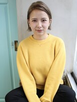 バース(BIRTH)&nbsp;天神【BIRTH】タイトな外ハネミニボブ×スモーキーグレージュ