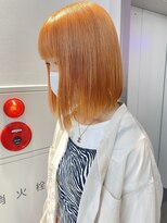 ゲーム 原宿店(GAME)&nbsp;オレンジ/ダブルカラー/ケアブリーチ/髪質改善/原宿