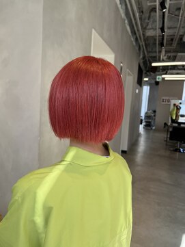 エイト ヘアサロン 渋谷本店(EIGHT) ピンクオレンジ