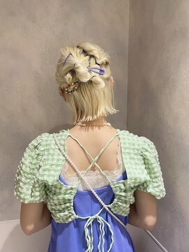 フェイス 石川町 (FACE) セルフハーフアップ