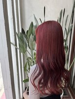 アン(Hair make un)&nbsp;【ダブルカラー】チェリーレッド♪