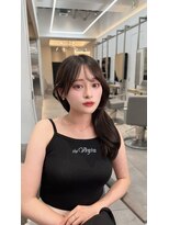 ノク 渋谷(nok)&nbsp;綺麗めくびれ_前髪マチルダボブピンクベージュ