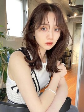 サイン 渋谷(SIGN) レイヤーカットイヤリングカラーインナーカラーケアブリーチ