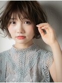 ミルクティーアッシュひし形ショートミニボブ204t川口20代30代