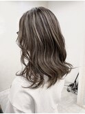 (稲毛)白髪ぼかしハイライト