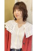マッシュウルフパーマ レイヤーパーマ 似合わせパーマ