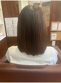 さらつやストレート/30代40代/セミロング/髪質改善