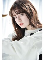 ヘアーズベリー 近鉄八尾店(hairs BERRY) 美髪オリーブベージュデザインカラーレイヤーカットウェットヘア