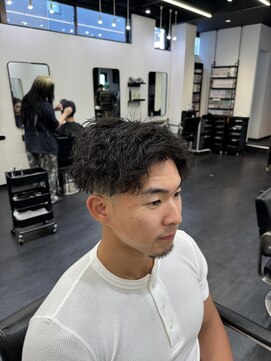 メンズサロンドットリアン(dot. lien) スパイラルパーマ フェードスタイル【町田/MEN'S】