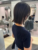 ベイルーム(BAYROOM by HONEY omotesando)&nbsp;イメチェンヘイリーボブ　こなれミディ　外はね　グレージュ