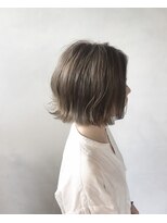 フィゼル 南堀江店(fizelle)&nbsp;切りっぱなしボブ×ベージュカラー