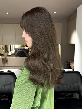 メゾンマイル 恵比寿(maison mile) グレージュカラー/髪質改善/暗髪/レイヤーカット[恵比寿駅]