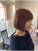ばつっとボブ 切りっぱなしボブ