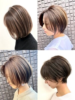 キュア 津田沼店(cure)の写真/【津田沼駅5分】パサつきや赤みを抑えた透明感のあるカラーをご提供＊明るく軽やかな仕上がりに…♪