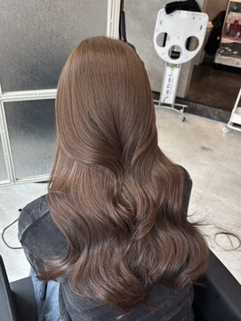 マーシュ 梅田(marshu) 【くびれヘア】巻きおろし×韓国風スタイリング/ヨシンモリ