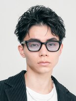 バイフィフス 原宿/表参道(by fifth)&nbsp;ベリーショートアップバングメンズパーマスパイラルパーマ