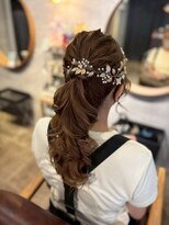 ヘアセット シャンプーアンドスパ専門店 ウルー(Uruu) 【ポニーテール】天神/天神駅/ヘアセット/早朝