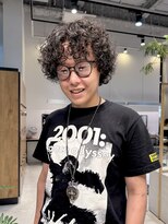 ジュリエッタ(giulietta)&nbsp;メンズボブパーマ　マッシュボブ　カーリーヘア