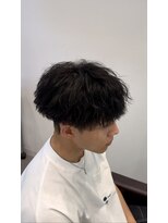 オーシャントーキョー 仙台(OCEAN TOKYO)&nbsp;ツイストスパイラルマッシュ刈り上げツーブロックメンズパーマ